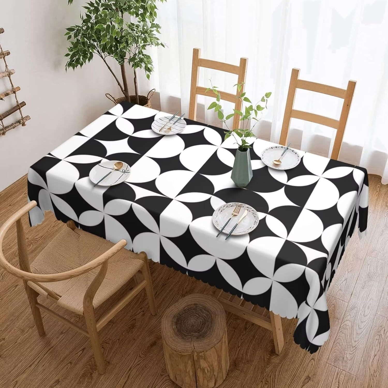 Century Textile & Sewing Supply Avenue C North Saskatoon Sk - Minimalist Mid Century Modern Tablecloth, Premium