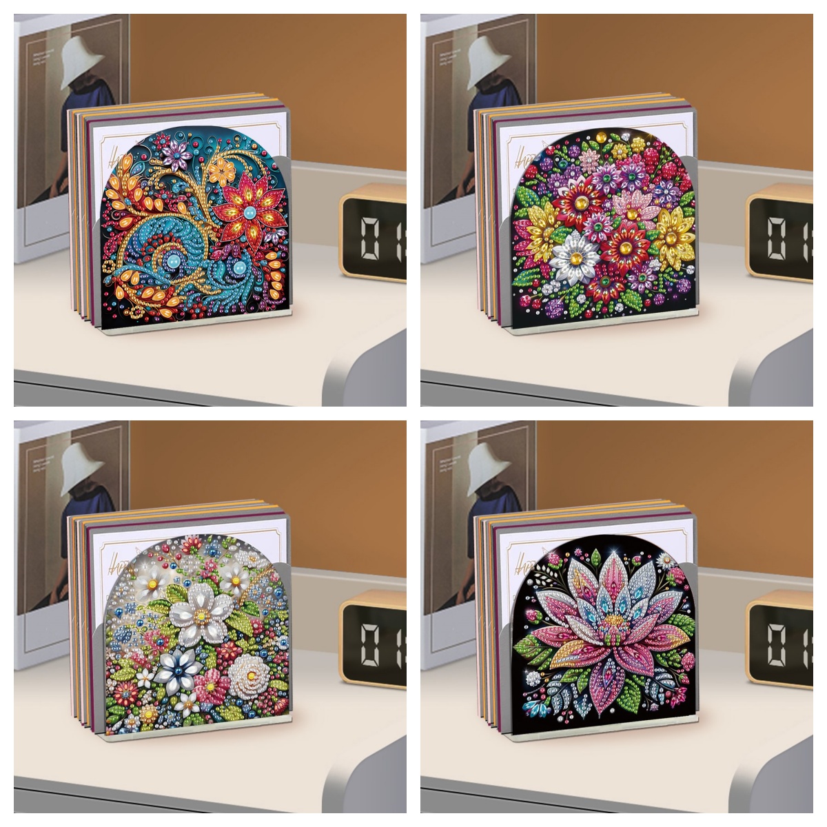 Pattern Tissue Paper - 1 Piece/Set DIY Floral Pattern Diamond