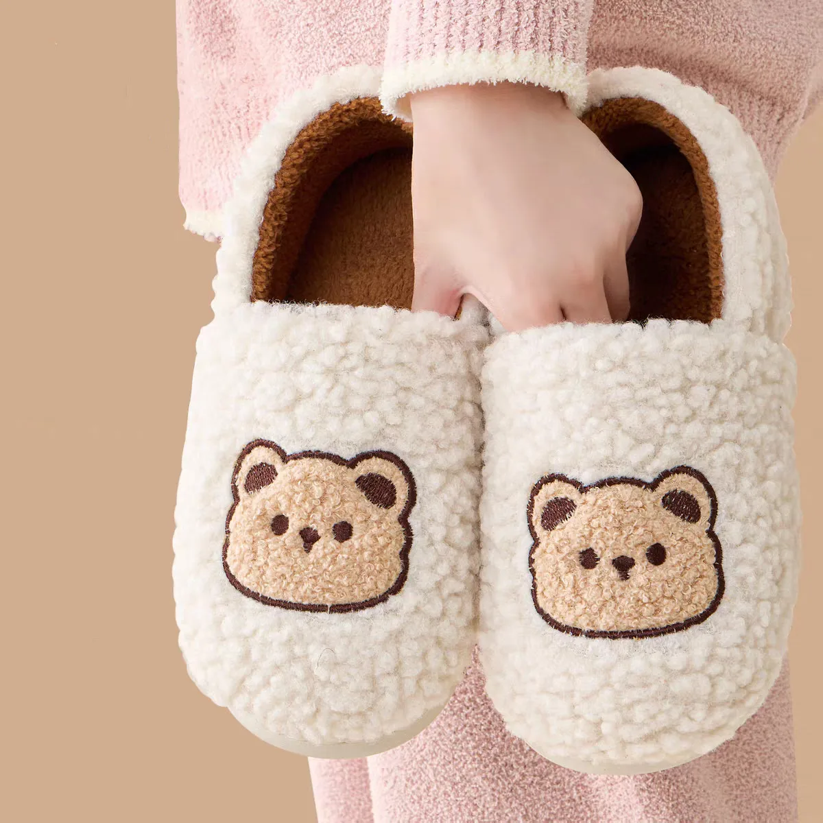Sewing House - Winter Men's Slippers Couples Cute Cartoon