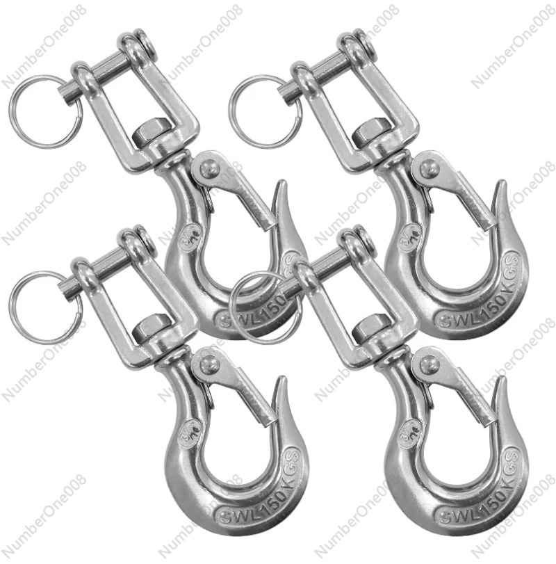 Hook Eye Fastener - Stainless Steel Crane Chain Hook Rotating