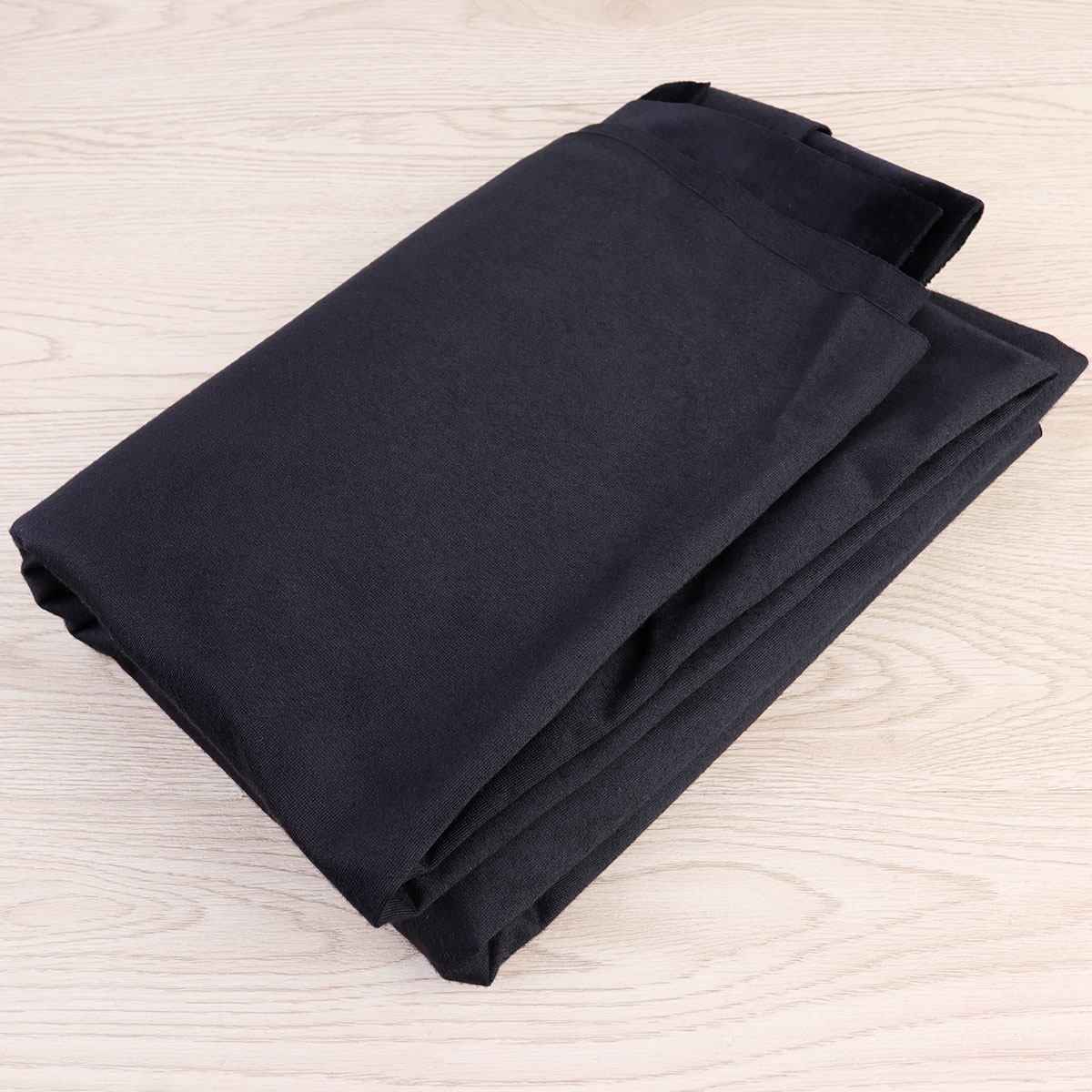 Sewing Textiles - Black Single Side Lint Flannelette Fabric