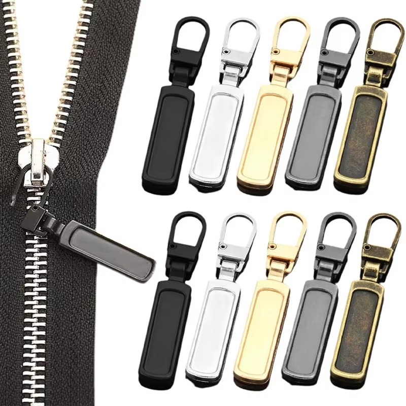 Textile And Sewing Supply - 1-4Pcs Detachable Metal Zipper Puller Clothes