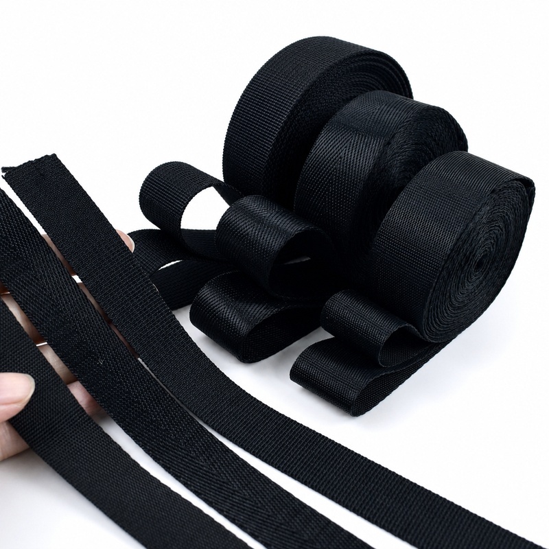 Textile And Sewing Supply - 10Meters 20/25/32/38/50mm Black Nylon Webbing Tape