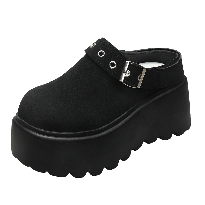 Sewing House - Shoes Women House Slippers Platform Pantofle