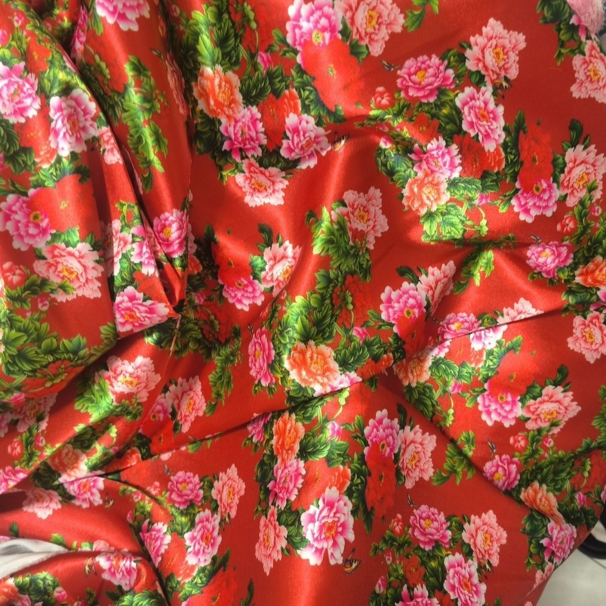 Sewing Textiles - Satin Fabric Cloth without Overlocking Silky