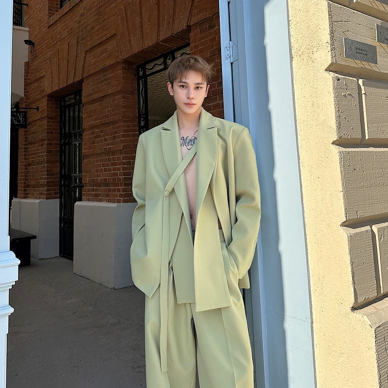 Shoulder Pad Set In - Spring Season Casual Double Collar Doublebreasted