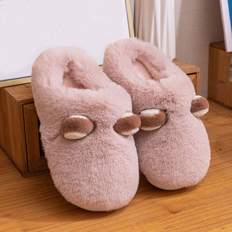 Men Furry Home Slippers Women  - Sewing House ulasan dan harga