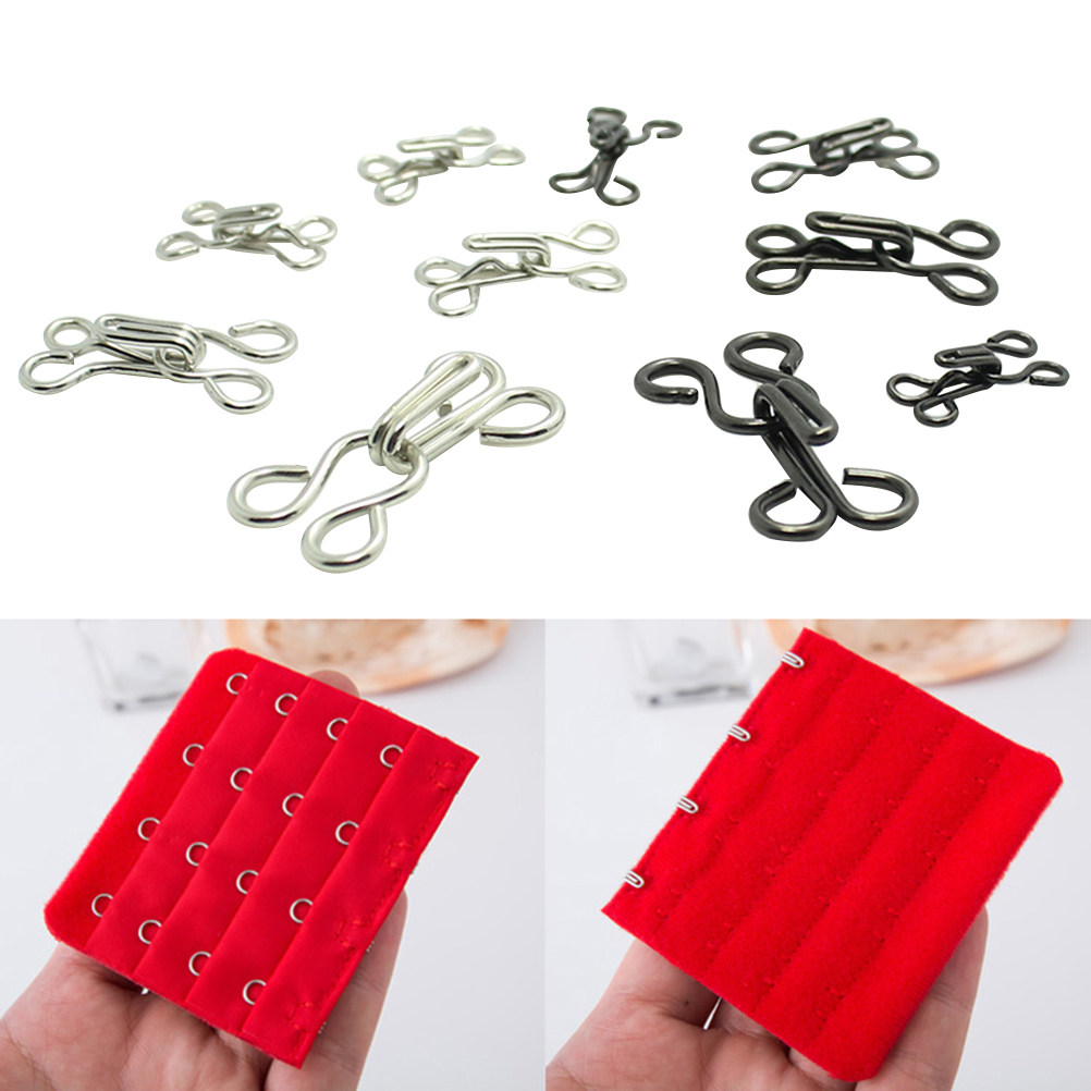 100Pcs Metal Hook and Eye Clos - Hook Eye Fastener ulasan dan harga