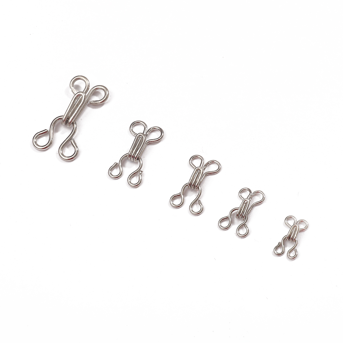 7-12mm 24pcs Cloth Hook and Ey - Hook Eye Fastener ulasan dan harga