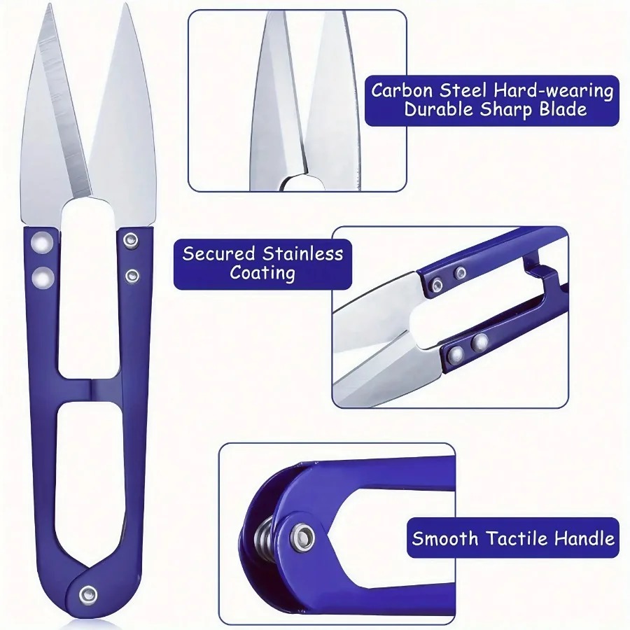 5 pieces of blue sewing tear m - Sewing Kit ulasan dan harga