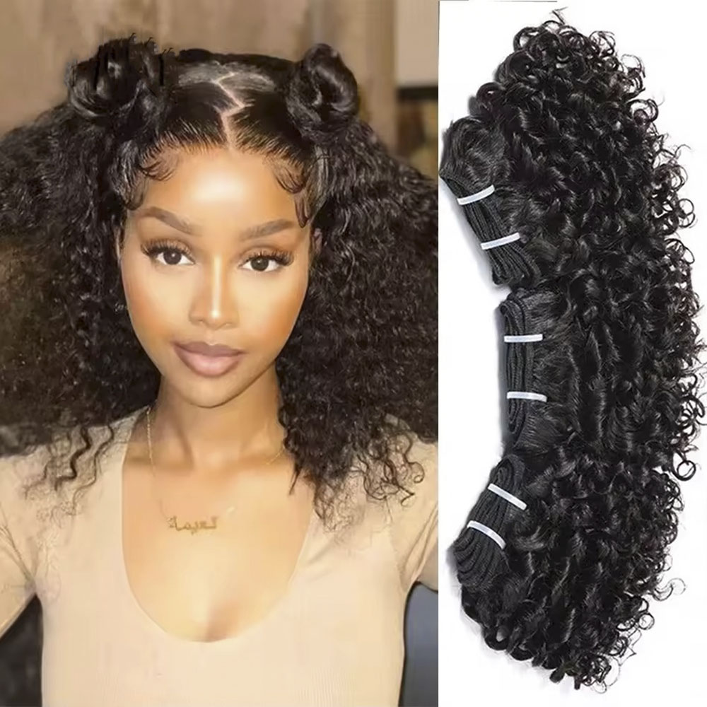12A Mongolian Afro Kinky Curly - Sewing Lab ulasan dan harga