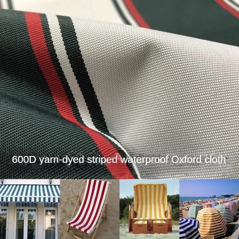 Striped Oxford Fabric Waterpro - Textile And Sewing Materials ulasan dan harga