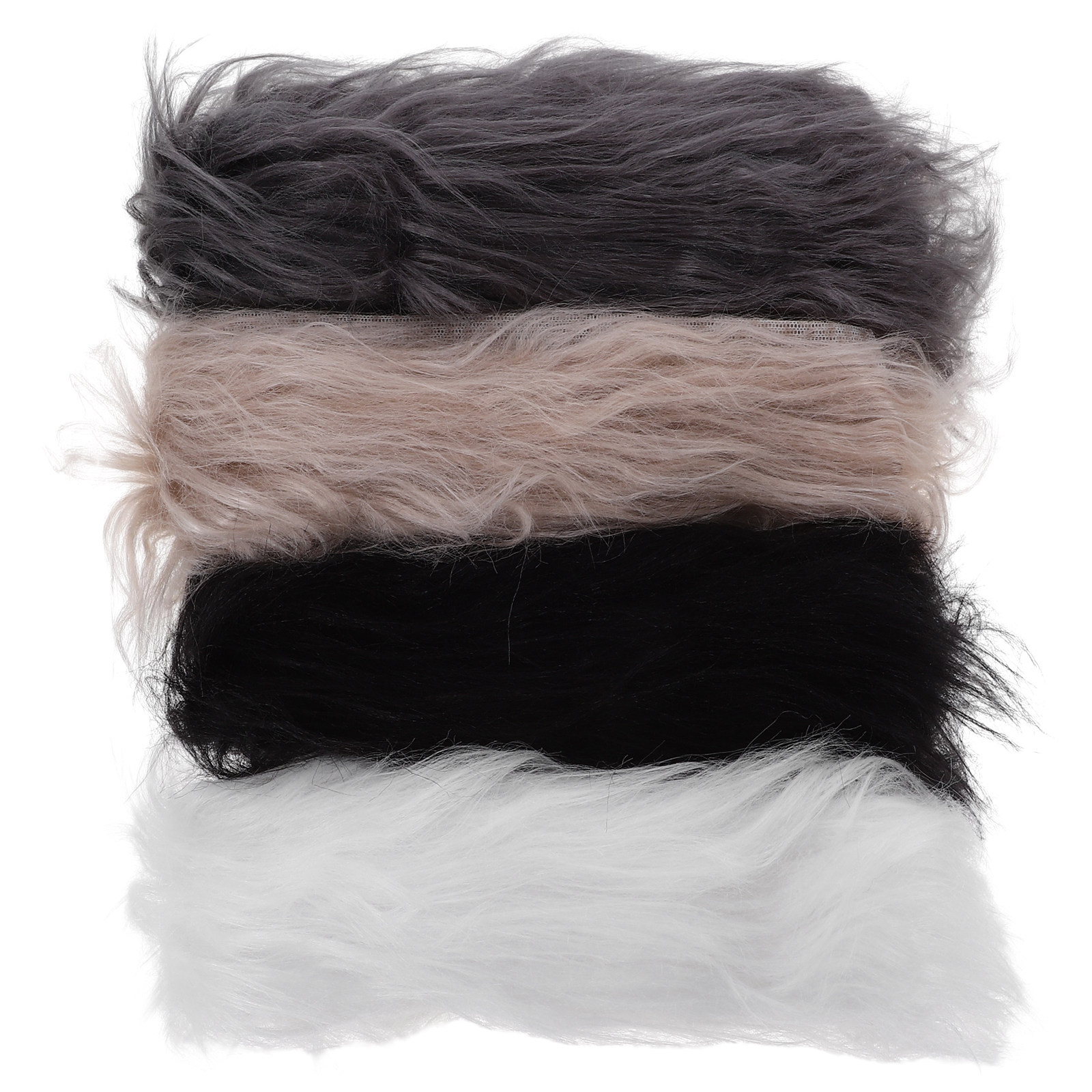 4Pcs DIY Faux Ribbon Shaggy Ar - Textile And Sewing Supply ulasan dan harga