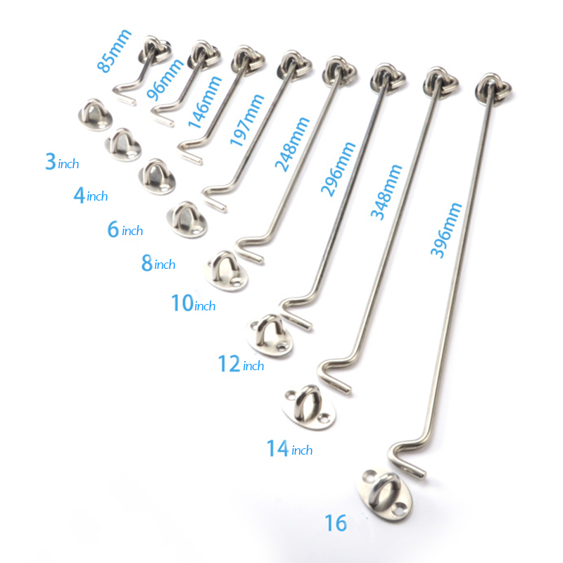 2Pcs Old style Window Brace Wi - Hook Eye Fastener ulasan dan harga