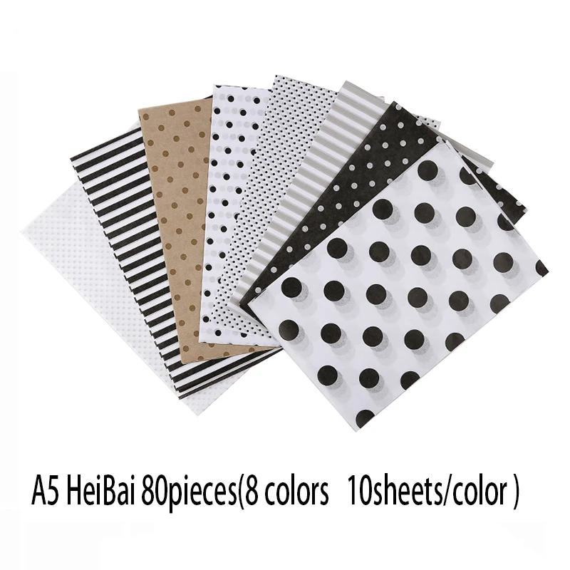 21*14cm Colorful Mixed A5 Tiss - Pattern Tissue Paper ulasan dan harga