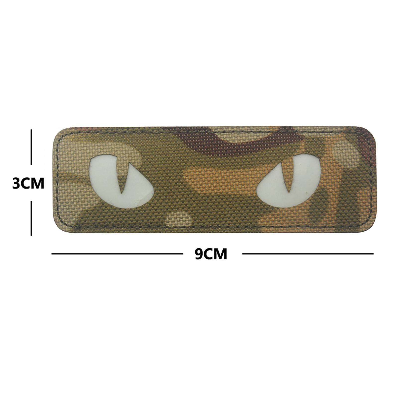 Cat Eye Patch Embroidery Badge - Hook Eye Fastener ulasan dan harga