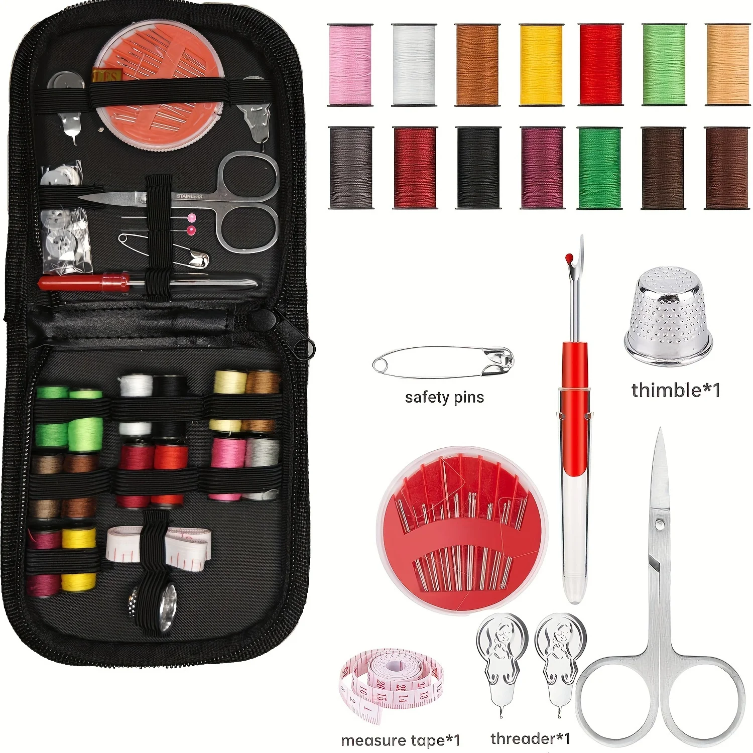 67/128pcs Sewing Kit With Sewi - Sewing Thread Production ulasan dan harga