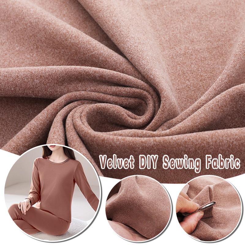 180x50cm Thicken Velvet Fabric - Textile And Sewing Supply ulasan dan harga