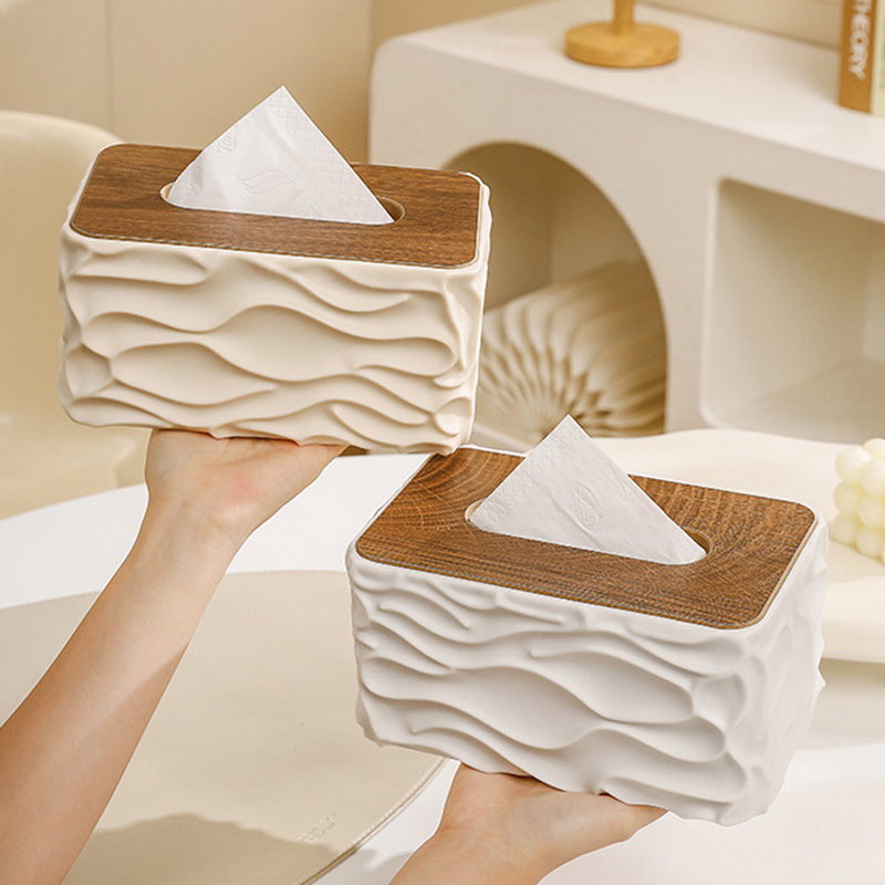Desktop Tissue Box Wave Patter - Pattern Tissue Paper ulasan dan harga
