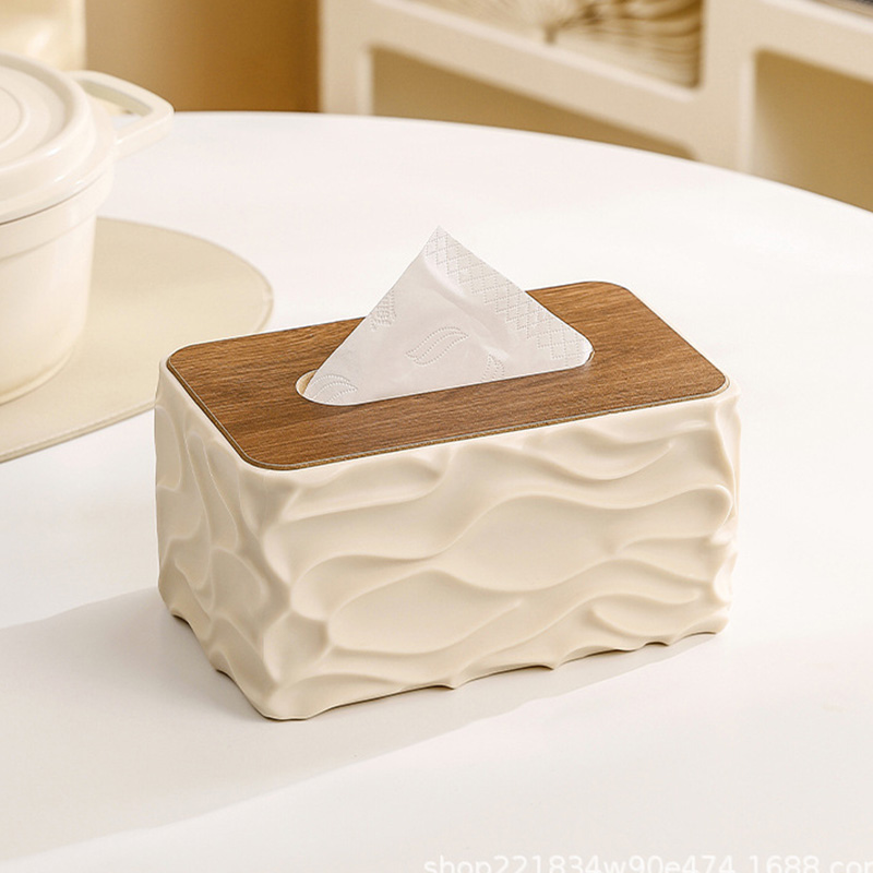 Desktop Tissue Box Wave Patter - Pattern Tissue Paper ulasan dan harga