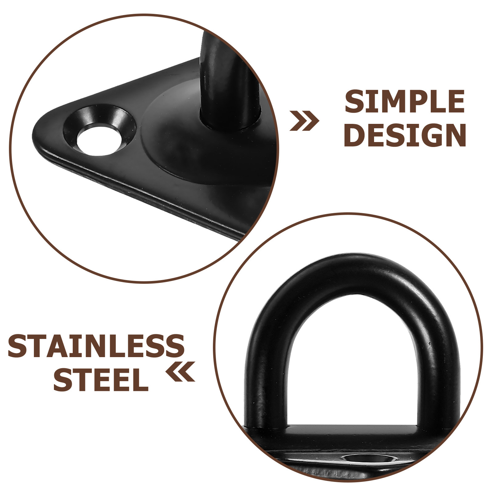 Stainless Steel 4 Pcs Pad Eye  - Hook Eye Fastener ulasan dan harga