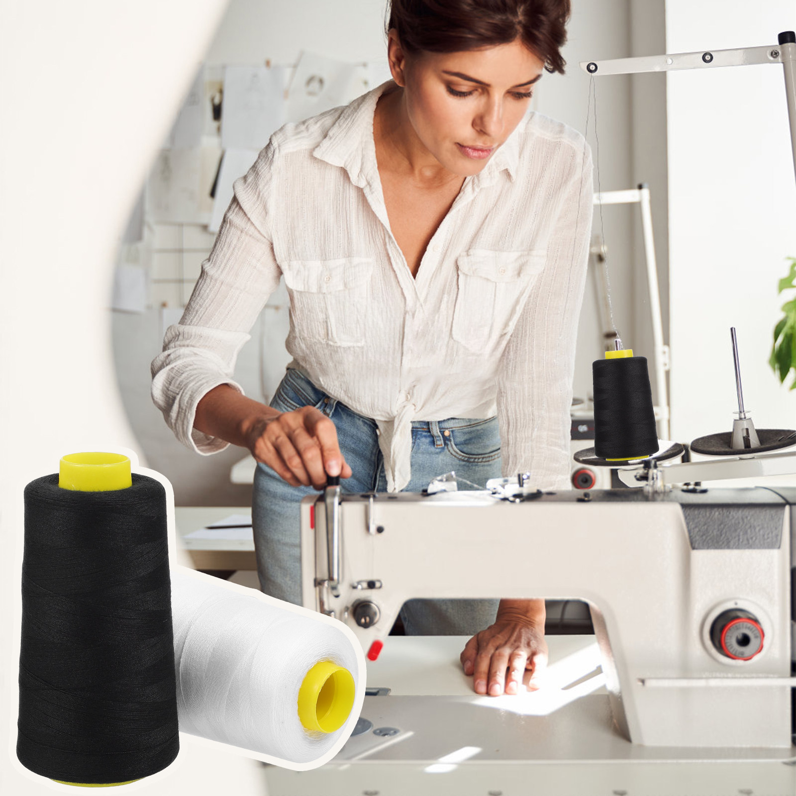 Polyester Thread Sewing Produc - Sewing Thread Production ulasan dan harga