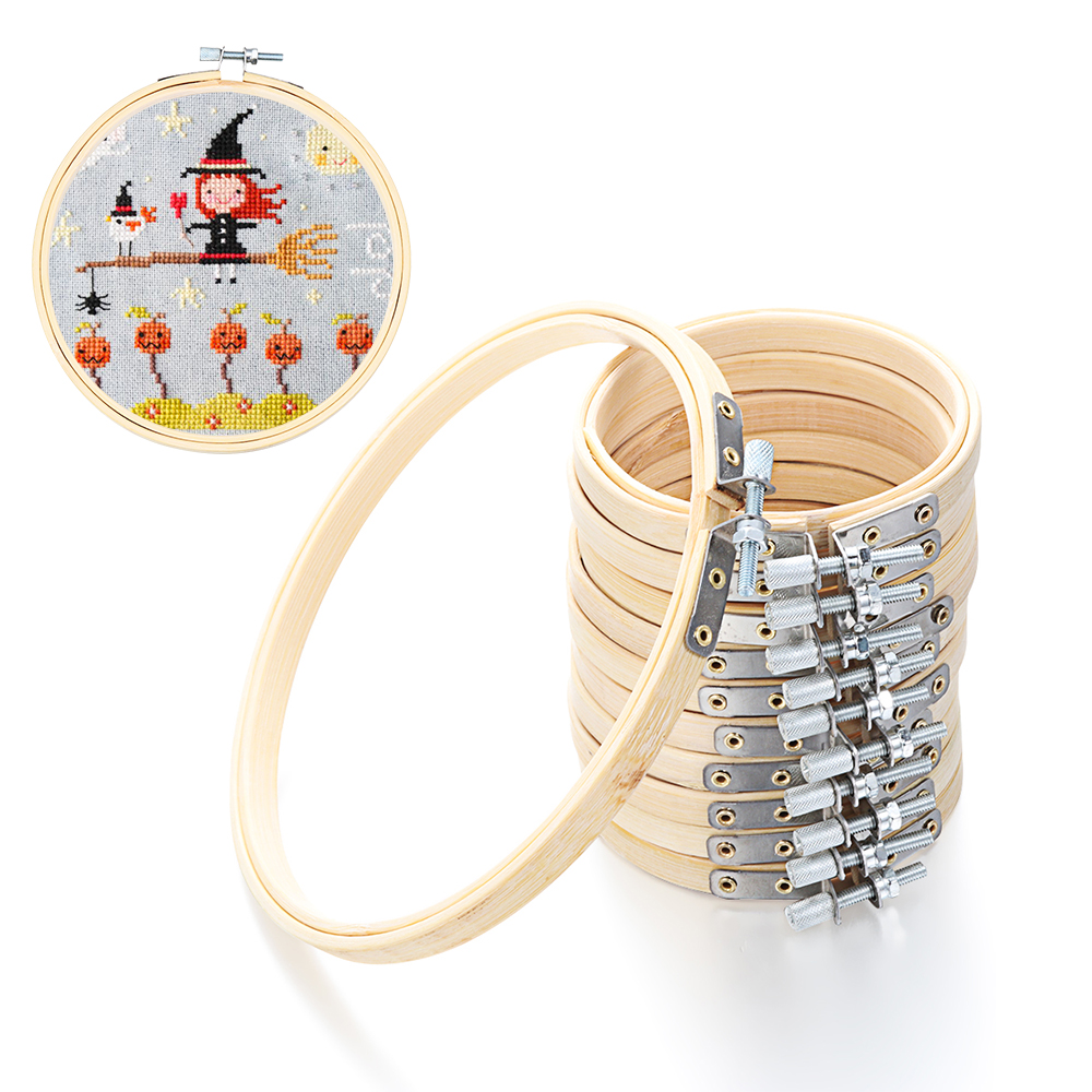 10/13/15/20cm Embroidery Hoop  - Sewing Recycling ulasan dan harga