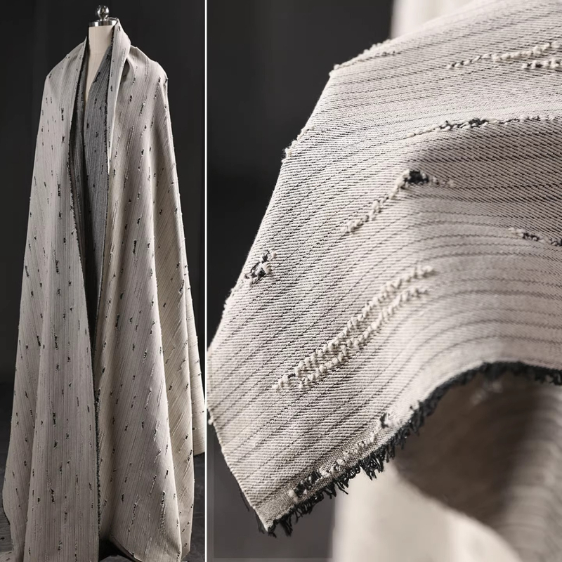 Striped Denim Cotton Jacquard  - Sewing Recycling ulasan dan harga