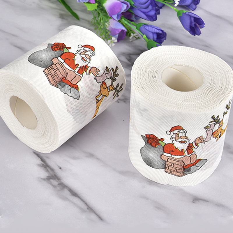 Christmas pattern color toilet - Pattern Tissue Paper ulasan dan harga