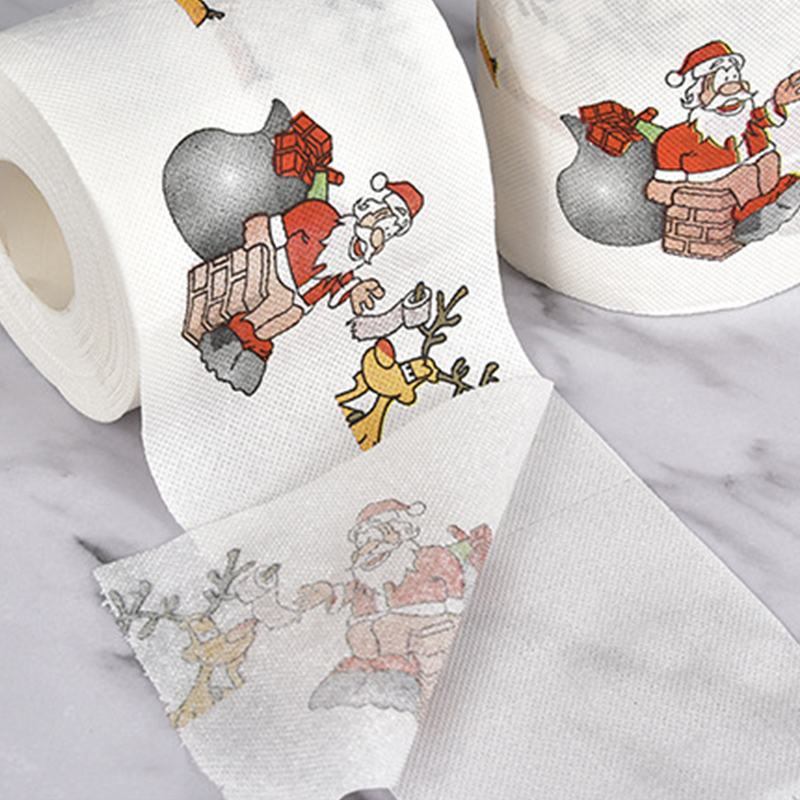Christmas pattern color toilet - Pattern Tissue Paper ulasan dan harga