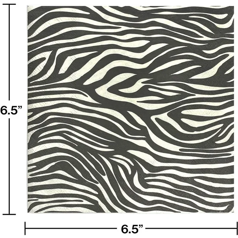 20pcs 33cm 2-Ply New Black and - Pattern Tissue Paper ulasan dan harga
