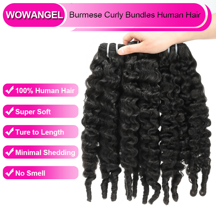WOWANGEL Burmese Curly Bundles - Sewing Lab ulasan dan harga