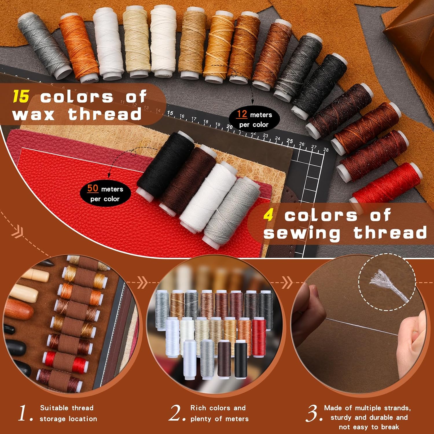 Leather Tooling Kit Leather Cr - Sewing Kit ulasan dan harga