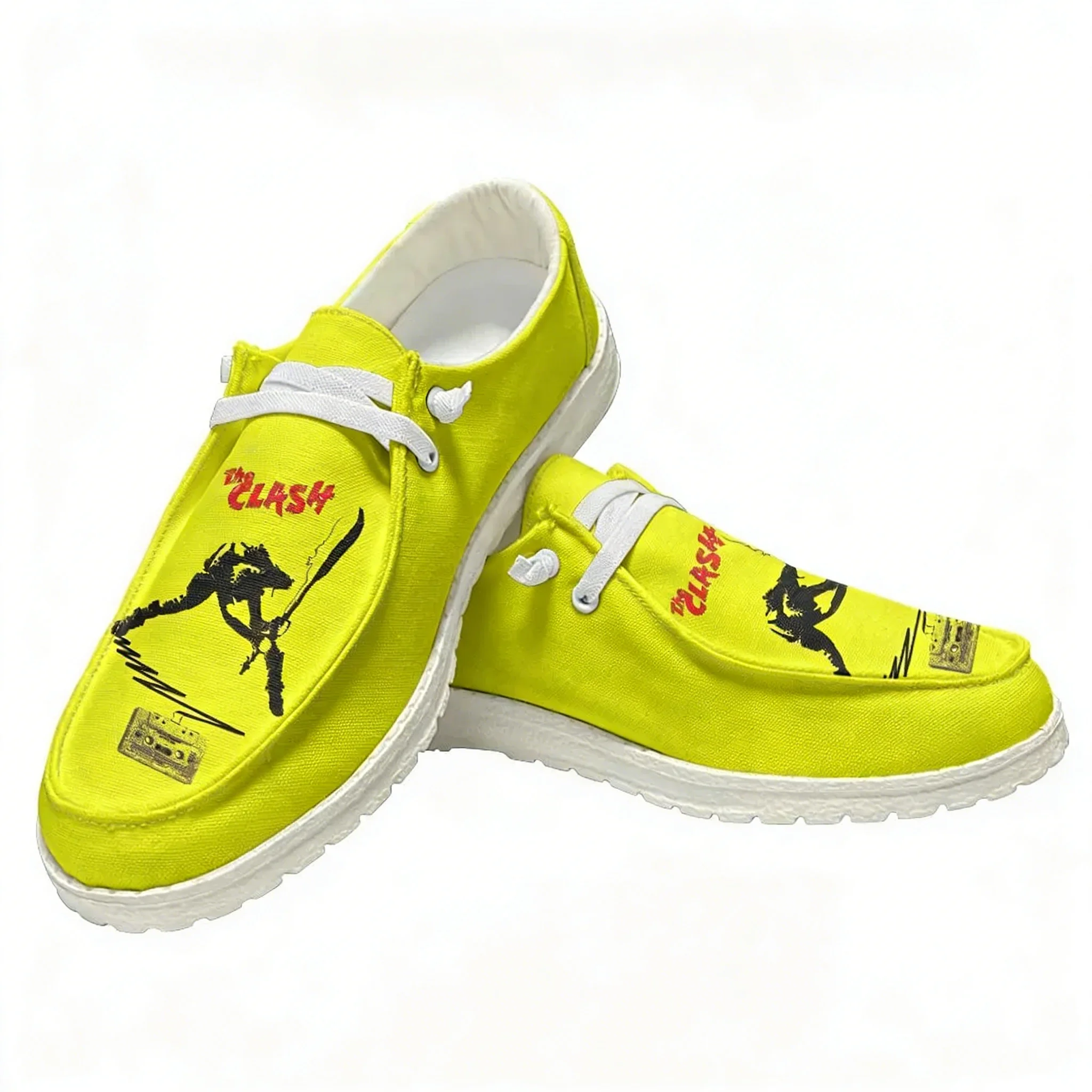 The Clash Rock Band Casual Sho - Sewing Custom ulasan dan harga