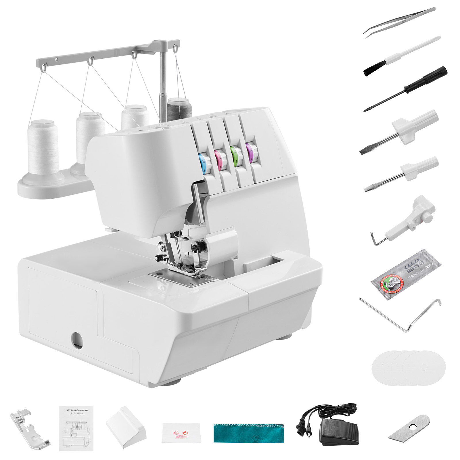 SucceBuy Serger Overlock Sewin - Sewing Machine Yarn ulasan dan harga