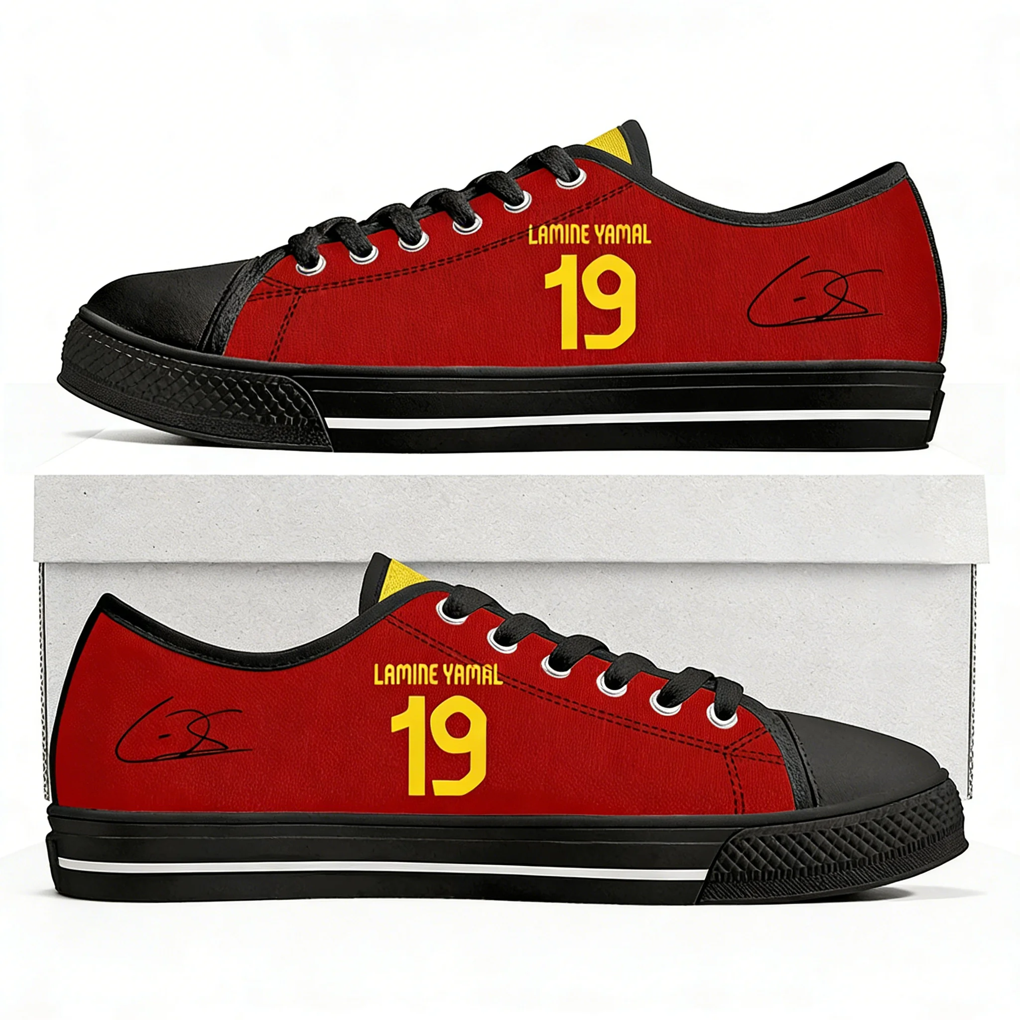 Yamal No.10 Low Top Shoes Man  - Sewing Custom ulasan dan harga