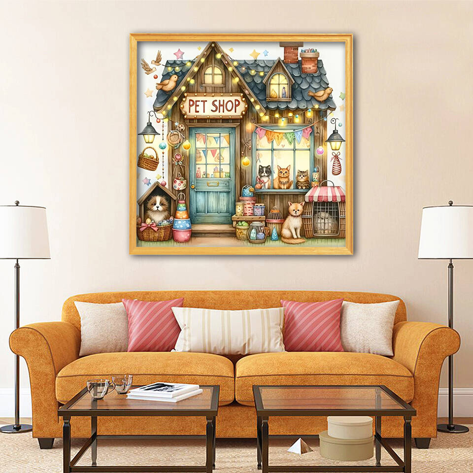 1pc frameless  5D Diamond Pain - Sewing House ulasan dan harga