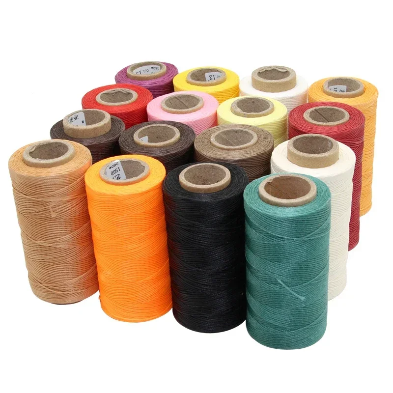 260M Waxed Thread Wax String C - Sewing Thread Production ulasan dan harga