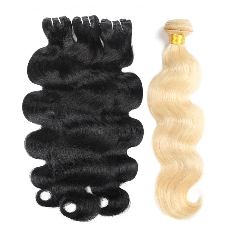 1B/613 Blonde Body Wave Bundle - Sewing Lab ulasan dan harga