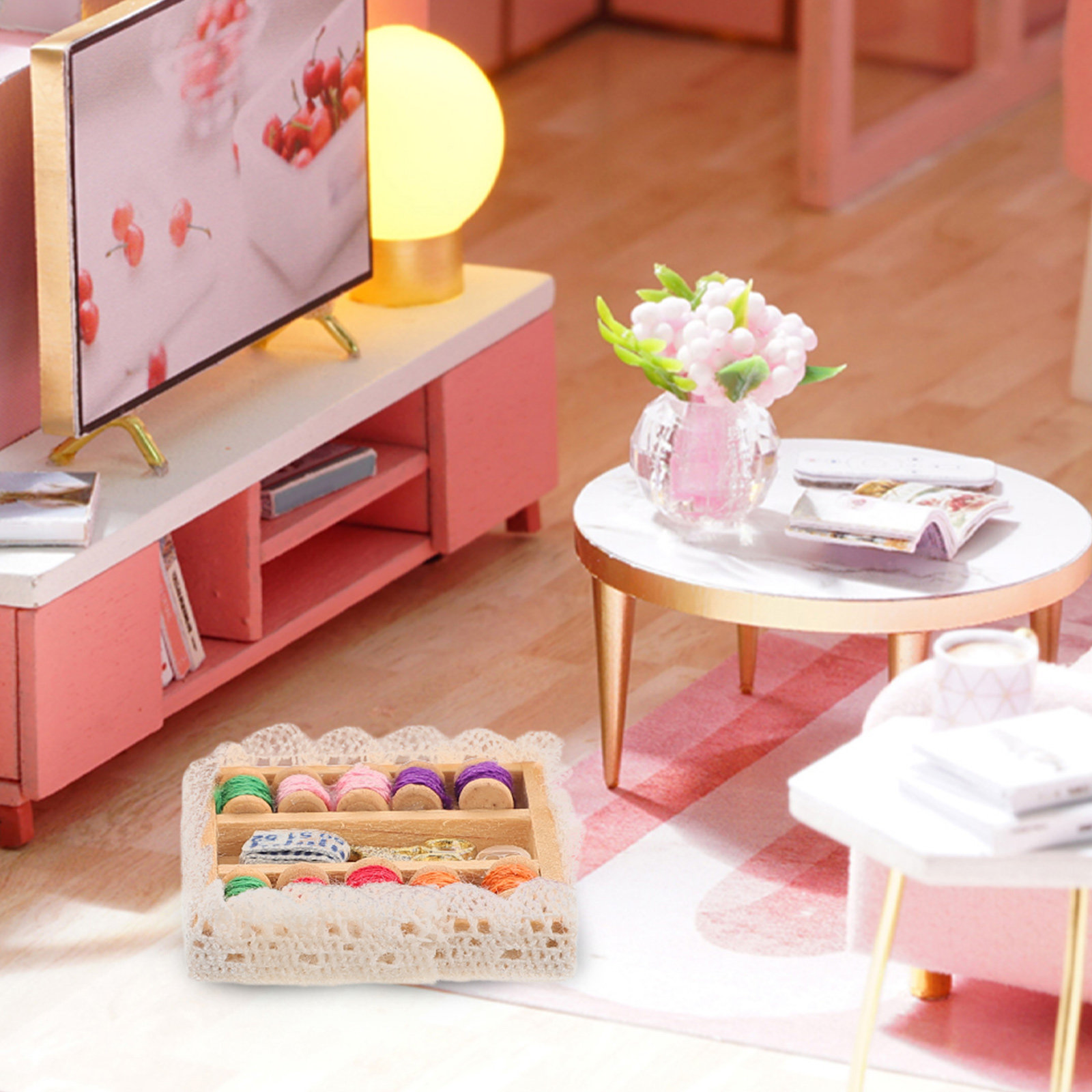 1Set Miniature Sewing Accessor - Sewing House ulasan dan harga