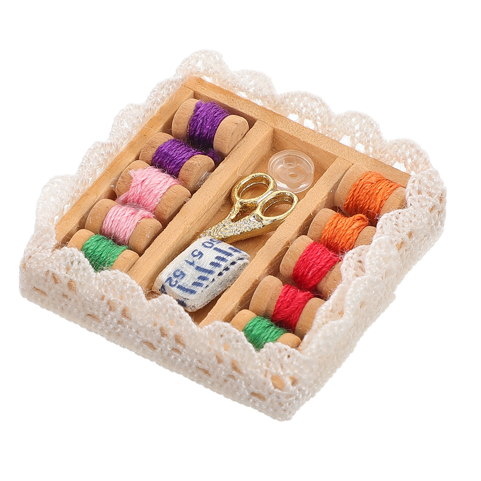 1Set Miniature Sewing Accessor - Sewing House ulasan dan harga