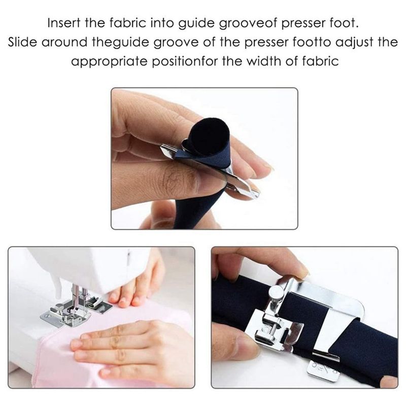 AA63 HOT 6 Pcs Rolled Hem Pres - Sewing Kit ulasan dan harga