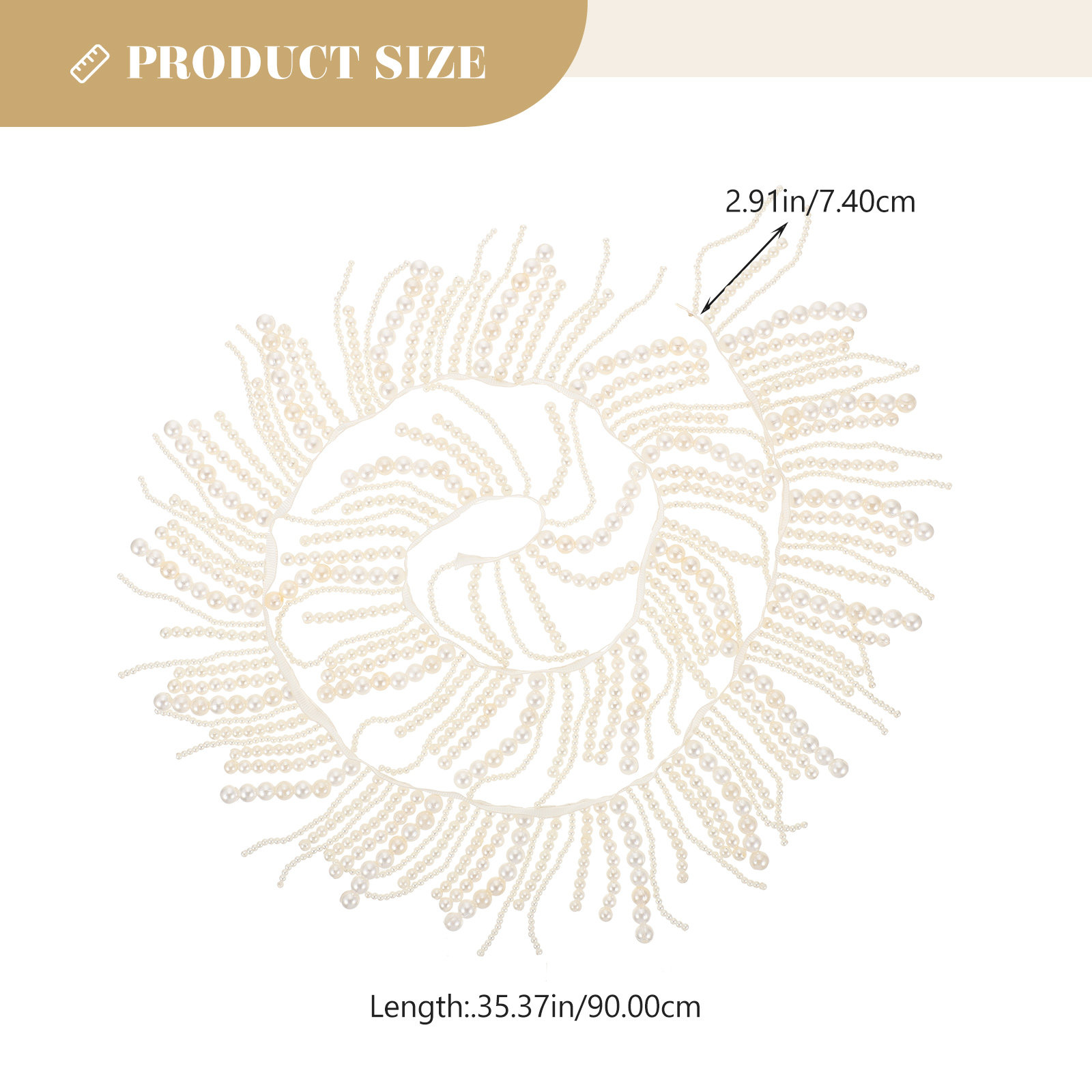 Clothing Pearl Trim Delicate P - Sewing Textiles ulasan dan harga