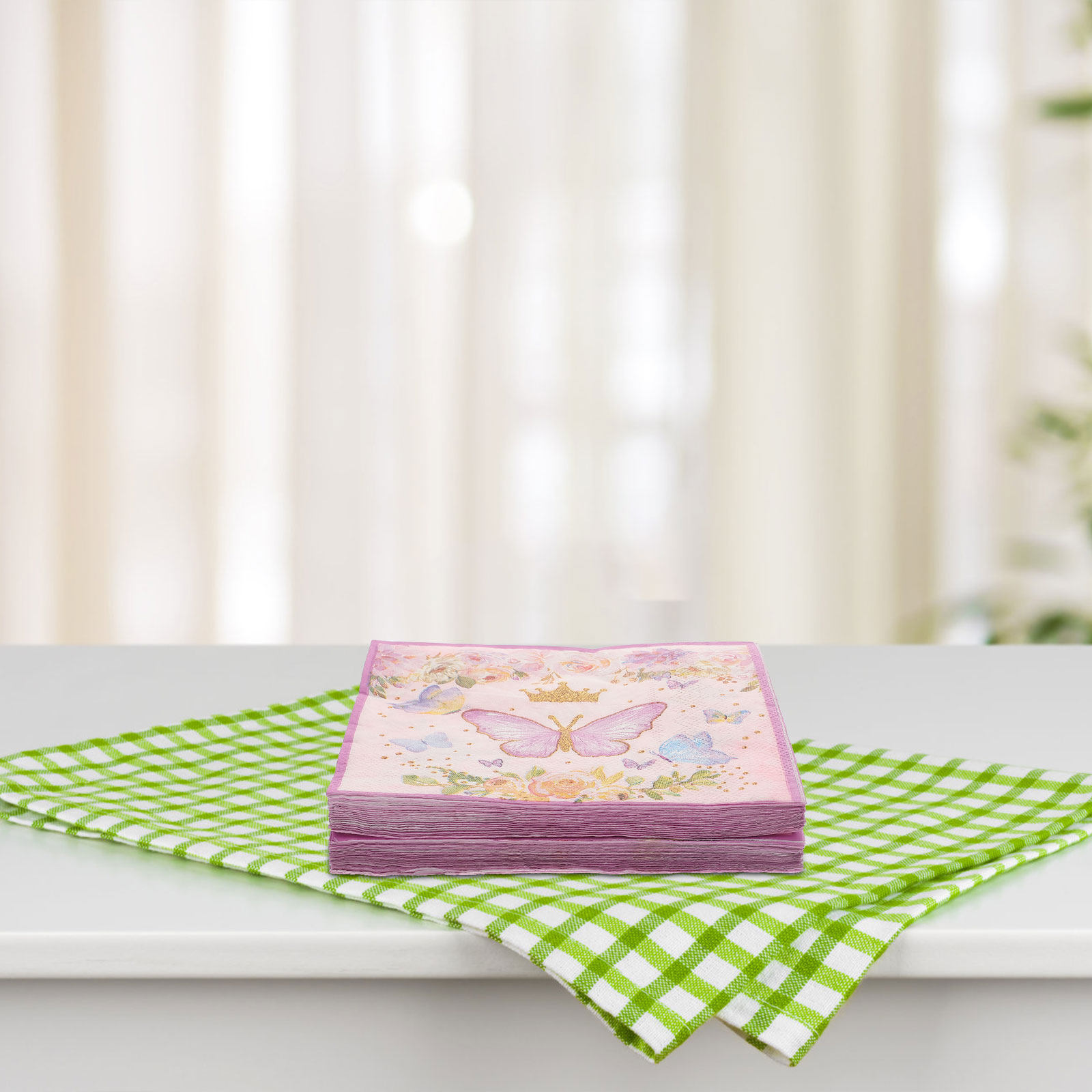 Butterfly Printed 2 Boxes Deco - Pattern Tissue Paper ulasan dan harga