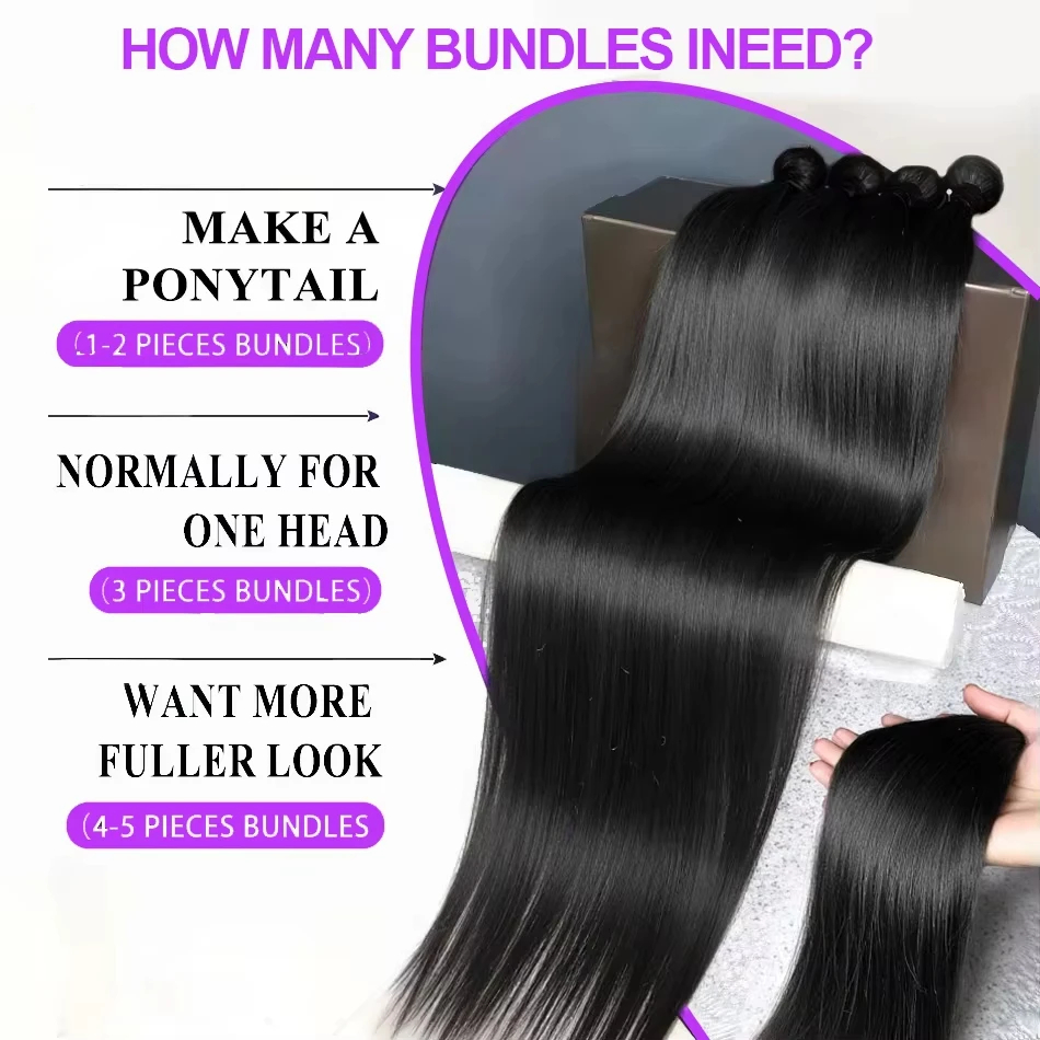 30 Inches Bone Straight Human  - Sewing Lab ulasan dan harga