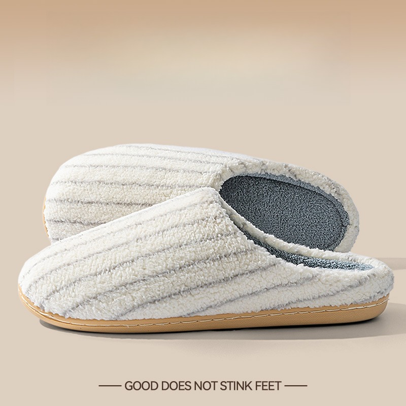 Unisex Home Striped Slipper Wo - Sewing House ulasan dan harga