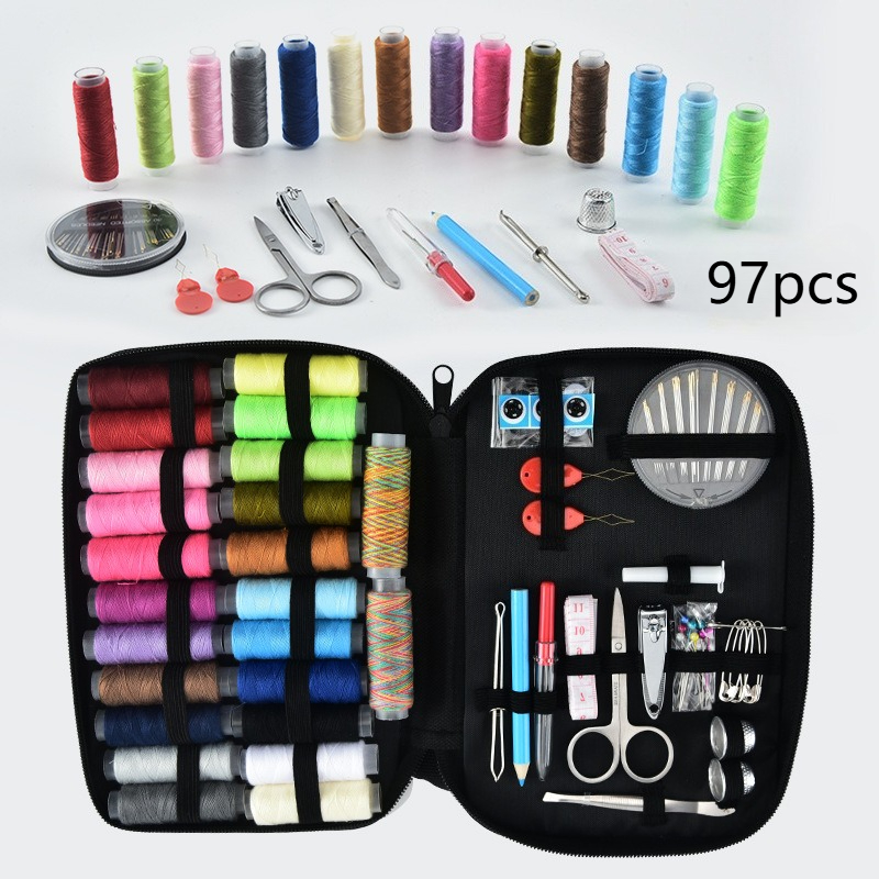 97pcs Sewing Kit with Sewing S - Sewing Thread Production ulasan dan harga