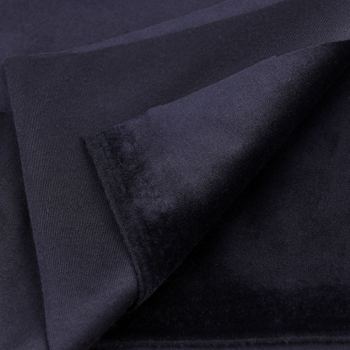 Black Single Side Lint Flannel - Sewing Textiles ulasan dan harga