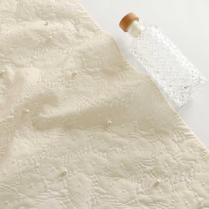 100x140cm Pearl Beads Jacquard - Textile And Sewing Supply ulasan dan harga