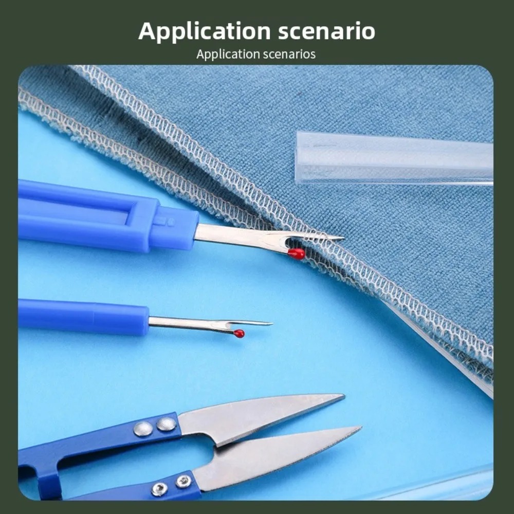 Blue Sewing Kit 5Pcs Thread Ri - Sewing Kit ulasan dan harga
